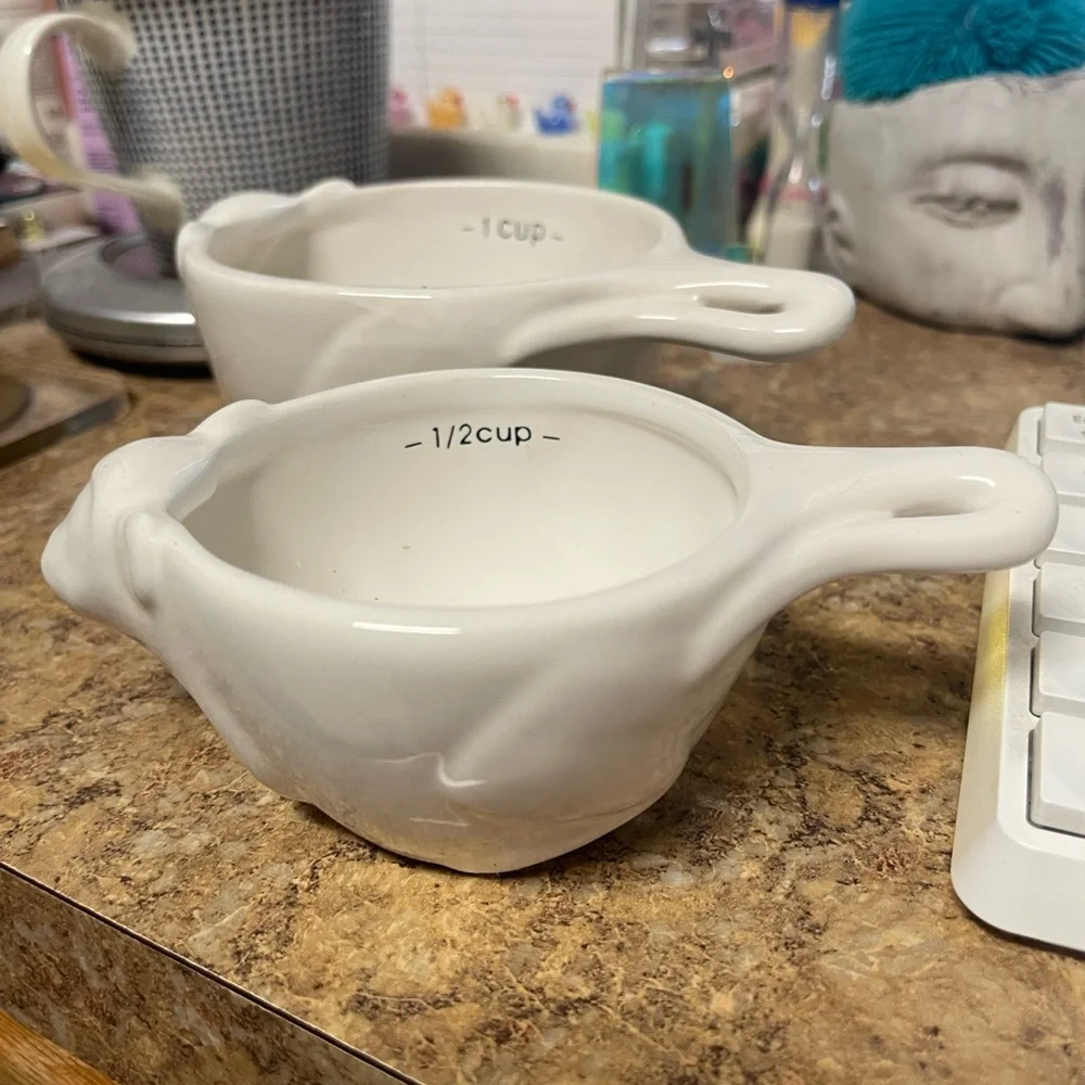 Creative Co-Op Monkey Measuring Cups | Set of 4